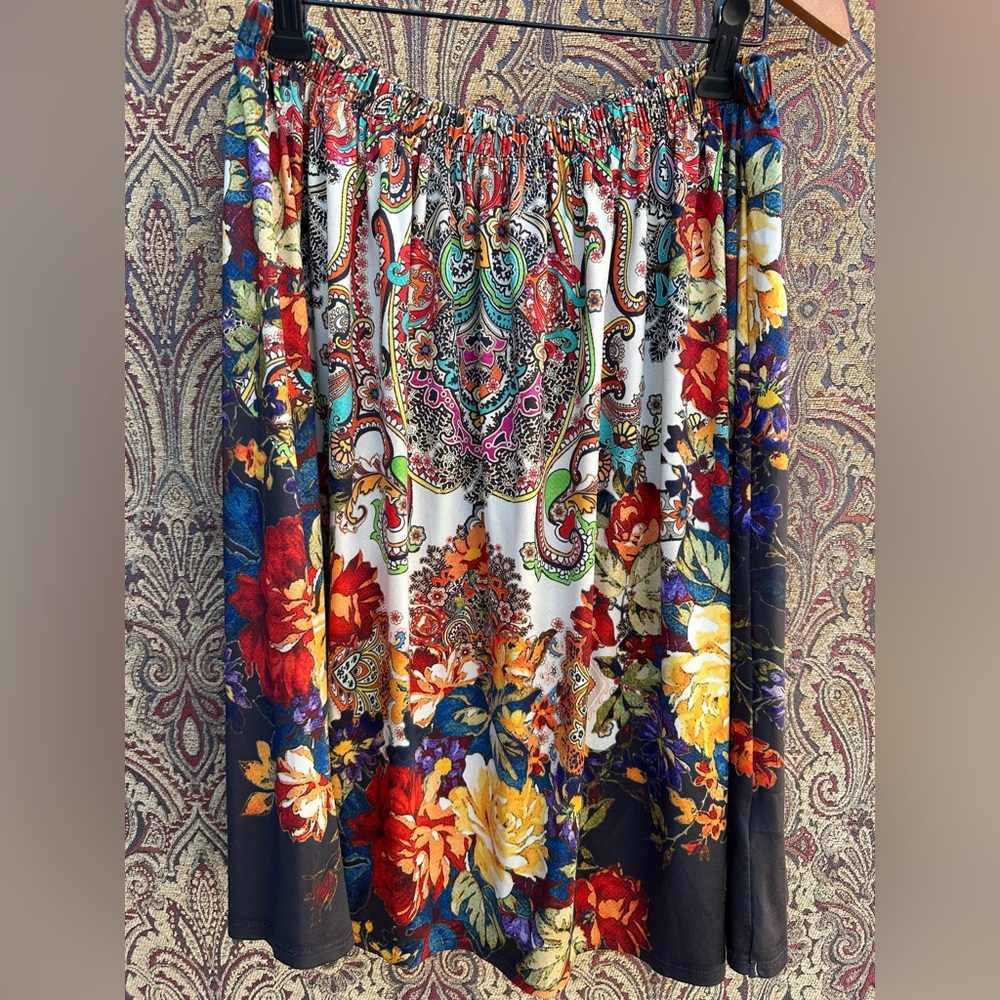 Amma boho knee length skirt, S